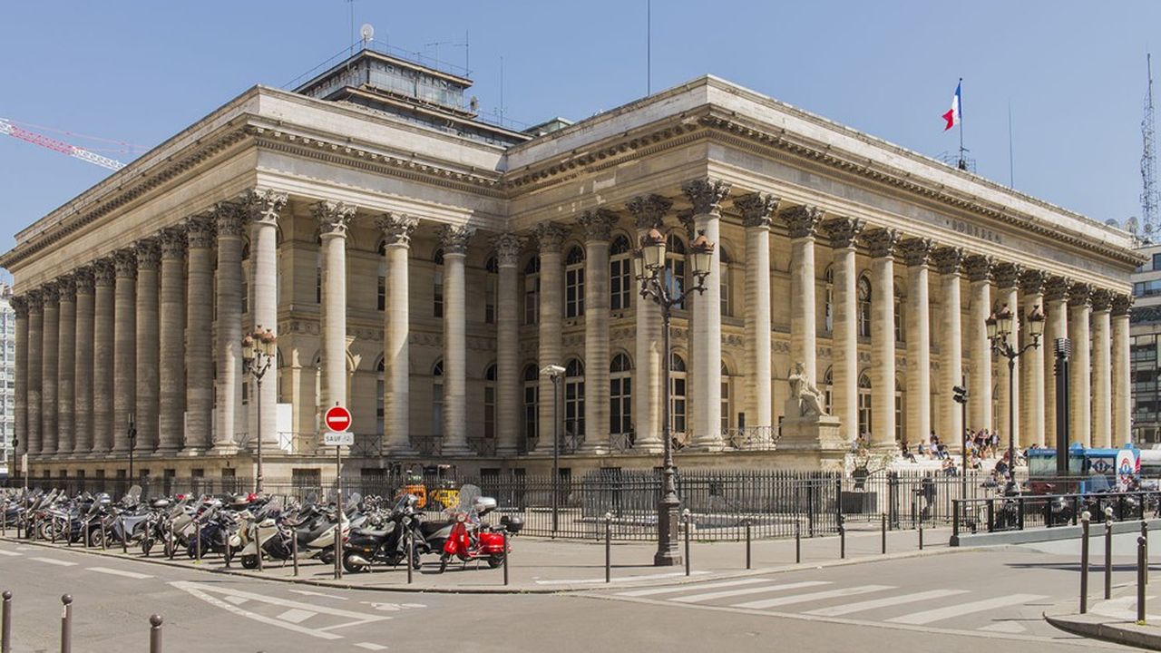Le Palais Brongniart, à Paris.