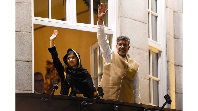 2014 : Malala Yousafzai et Kailash Satyarthi