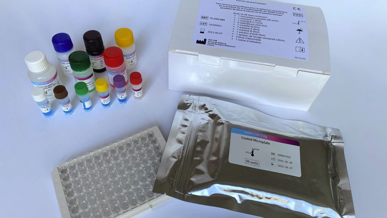 A côté des tests antigéniques rapides, AAZ a aussi mis au point des tests quantitatifs à réaliser sur un automate de laboratoire classique