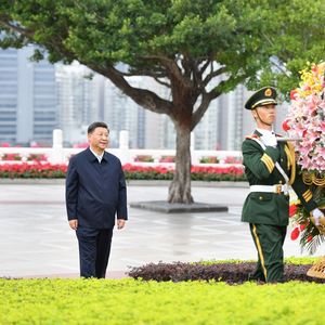 Le président chinois Xi Jinping le 14 octobre dernier à Shenzen.
