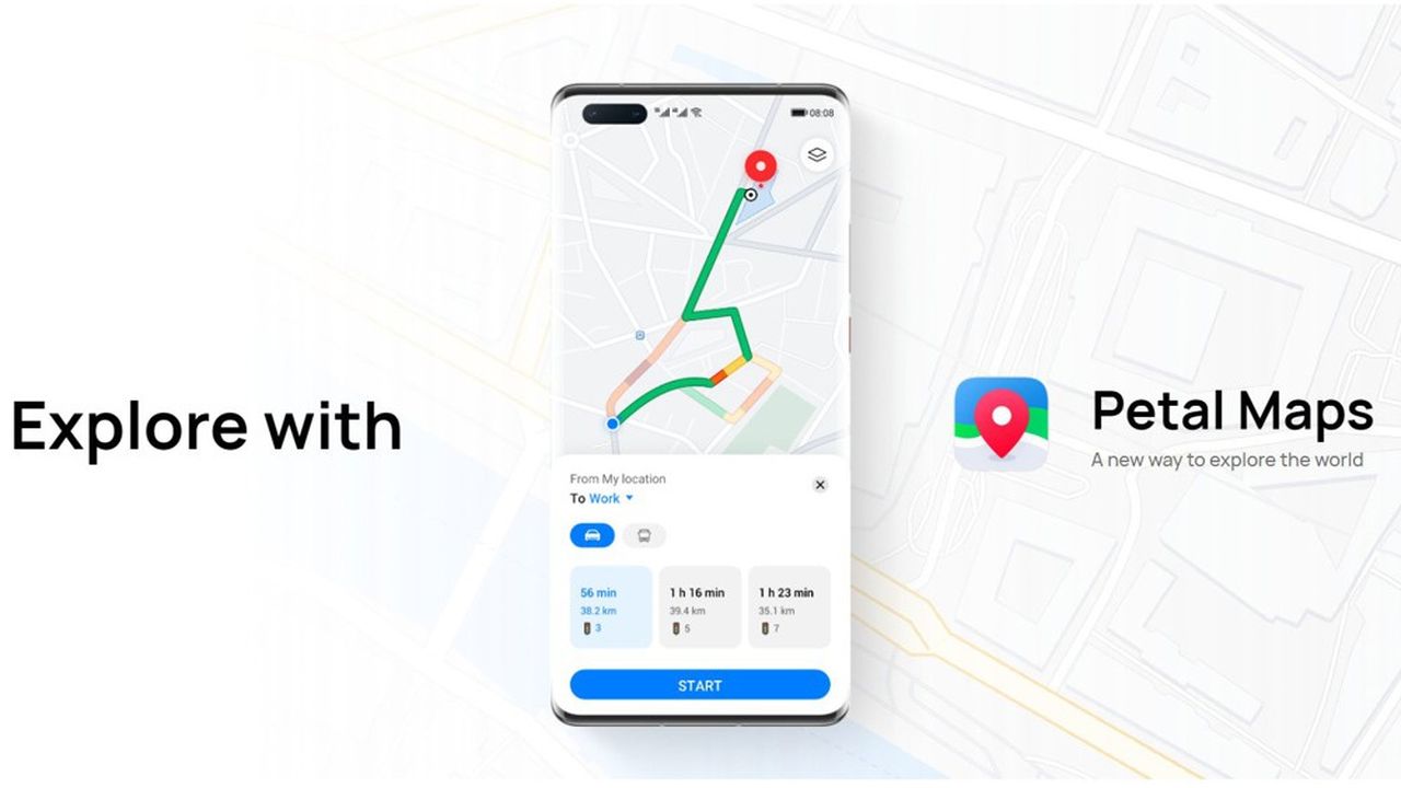 Замена google maps huawei