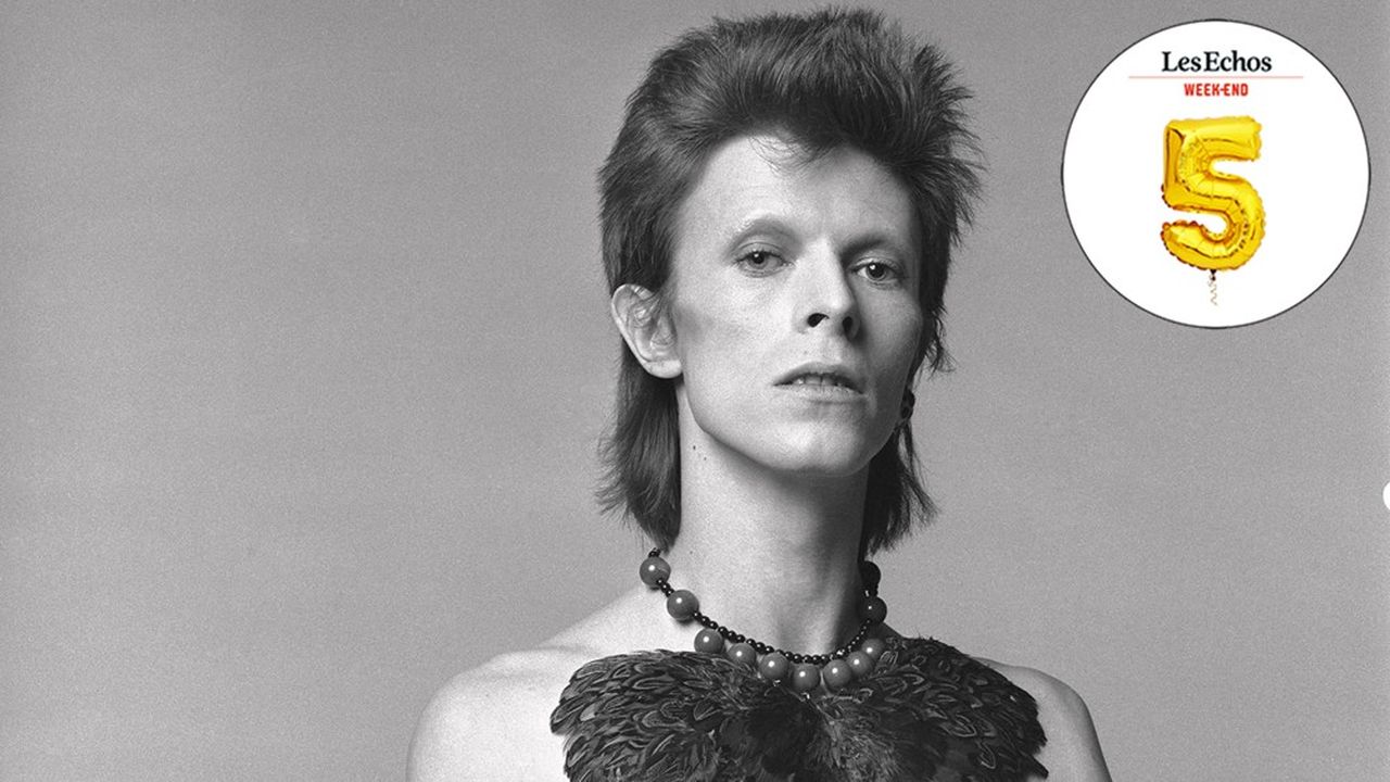 David Bowie en 1973.