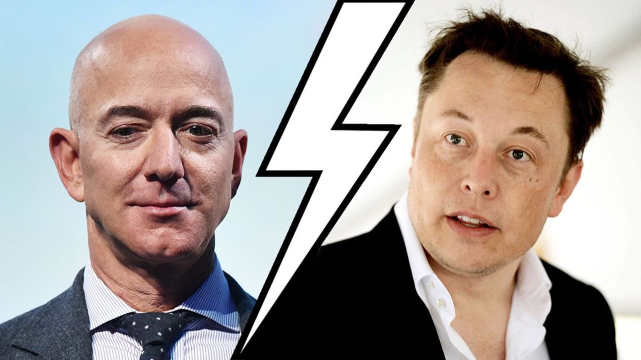 Jeff Bezos et Elon Musk
