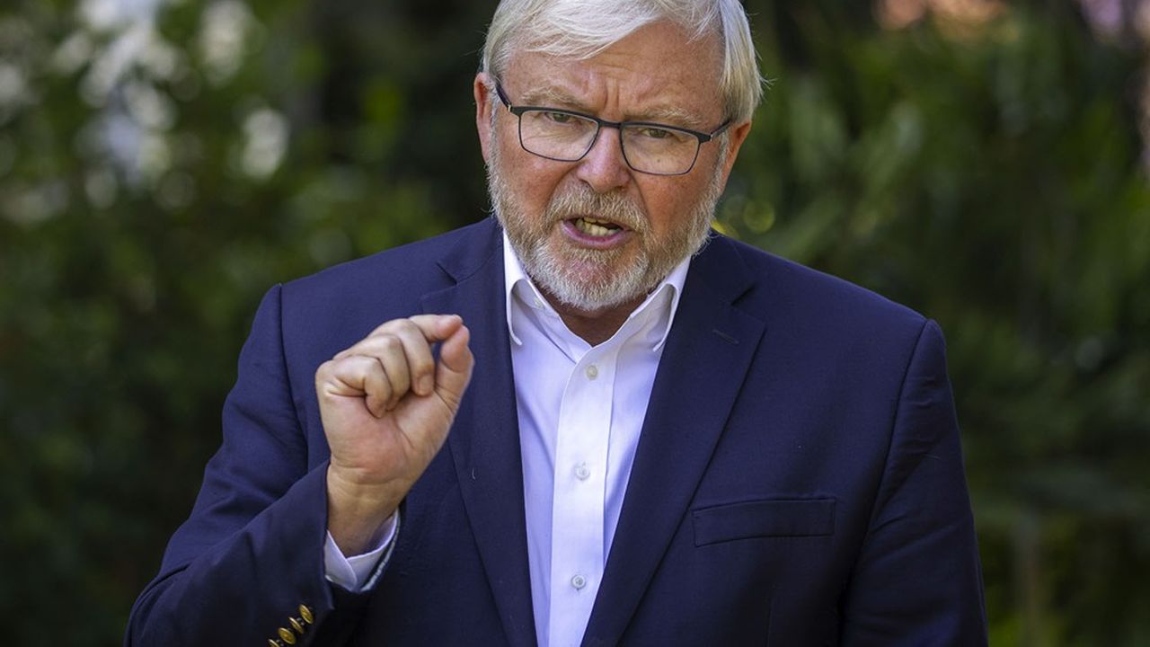 Kevin Rudd a été le Premier ministre de l'Australie entre 2007 et 2010, puis brièvement à nouveau en 2013
