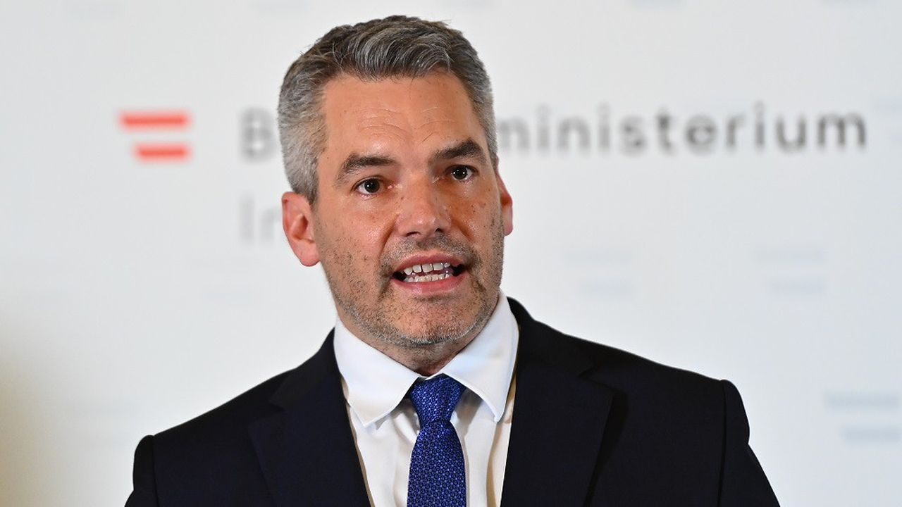 Karl Nehammer est ministre de l'Intérieur depuis janvier 2020.