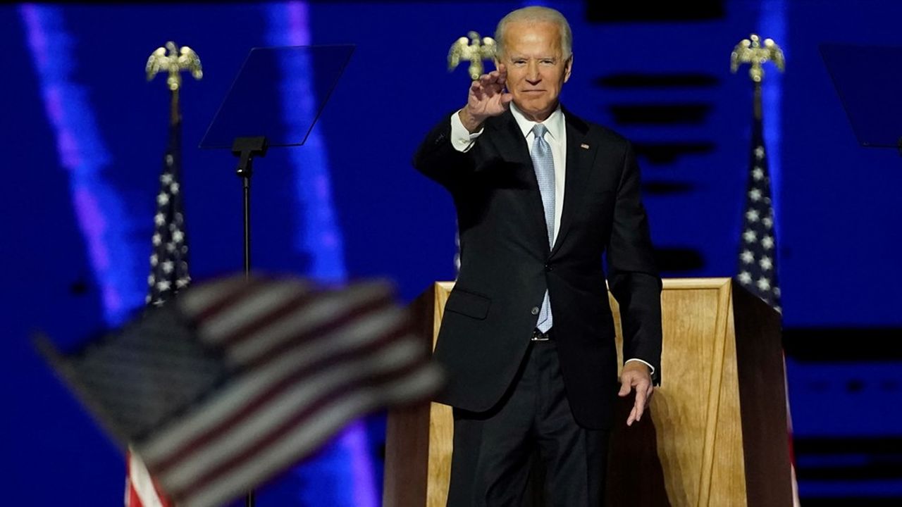 Joe Biden le 7 novembre 2020 à Wilmington, Delaware.