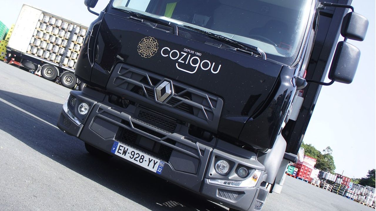 Les 160 camions de livraison du groupe Cozigou sont à l'arrêt.