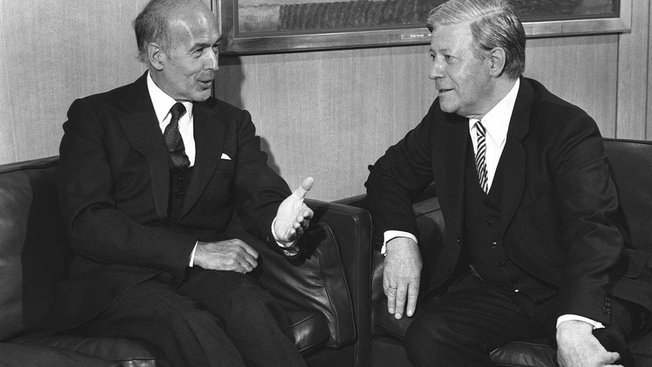 Très amis, Valéry Giscard d'Estaing et Helmut Schmidt ont formé le premier « couple franco-allemand » de l'histoire moderne.