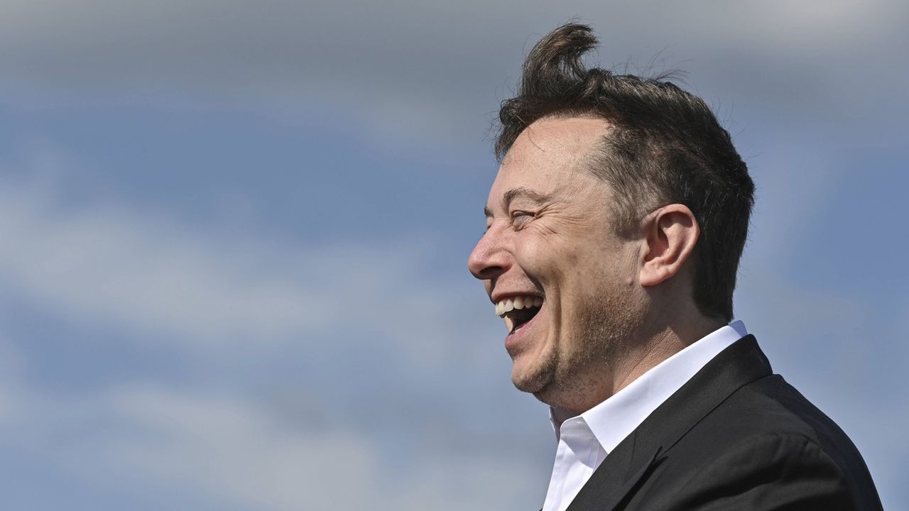 Elon Musk à Gruenheide en Allemagne, le 3 septembre.