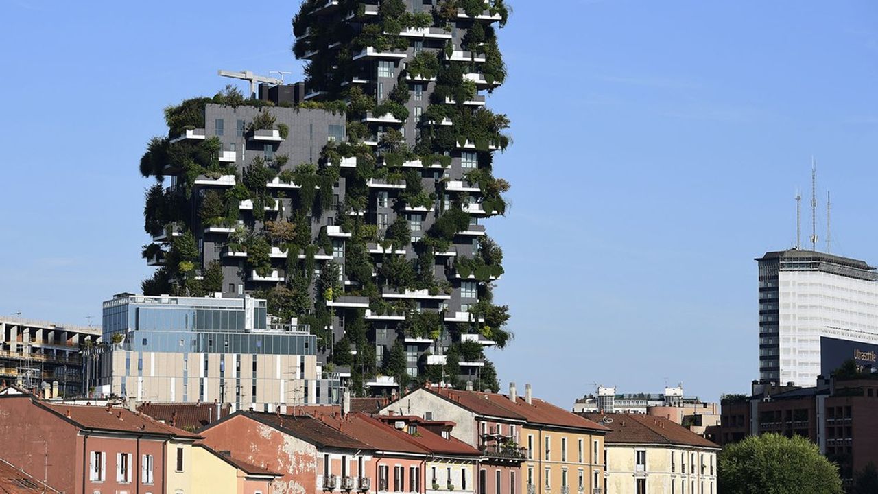 A l'automne 2014, deux forêts verticales imaginées par l'architecte Stefano Boeri ont vu le jour dans le quartier de Porta Nuova, à Milan.