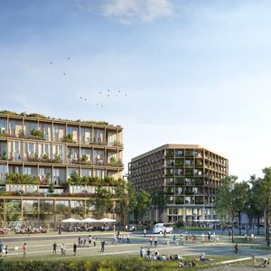 A la porte de Montreuil, 7.000 mètres carrés d'espaces végétalisés doivent ainsi être aménagés pour favoriser le bien-être des résidents.