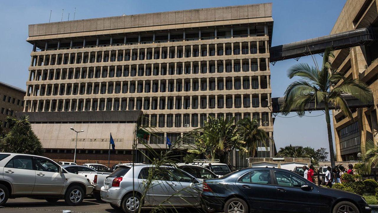 La banque de Zambie à Lusaka
