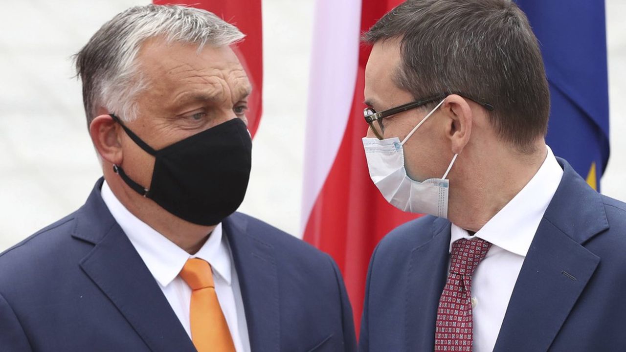 Le Premier ministre hongrois, Viktor Orban et son homologue polonais Mateusz Morawiecki bloquent l'adoption du plan de relance européen depuis le 16 novembre