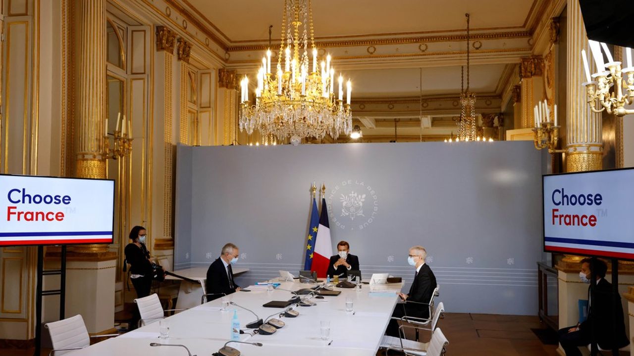 Le 6 novembre dernier, un « mini-Choose France », cette visioconférence avec huit patrons de sociétés internationales, a été organisé à l'Elysée.