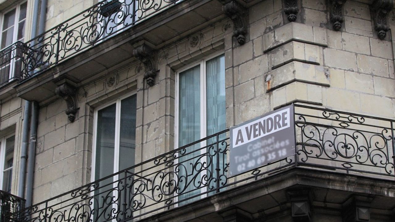 Un appartement à vendre à Nantes. La ville de Loire-Atlantique a vu ses prix grimper de plus de 13 % en un an.