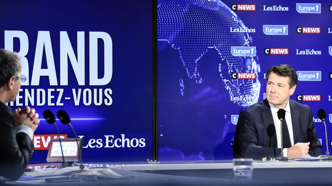 Christian Estrosi, maire de Nice, invité du « Grand Rendez-vous Europe 1 - C News - Les Echos », dimanche 13 décembre 2020.