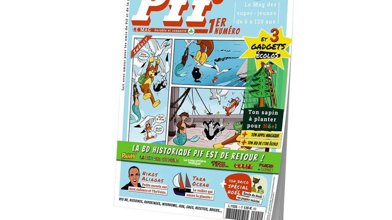 Rebaptisé « Pif, le Mag », le magazine sera imprimé à 120.000 exemplaires tous les trimestres et vendu 5,90 euros.