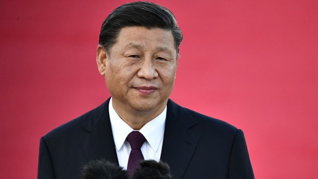 Le président chinois Xi Jinping à l'aéroport de Macau, en décembre 2019.