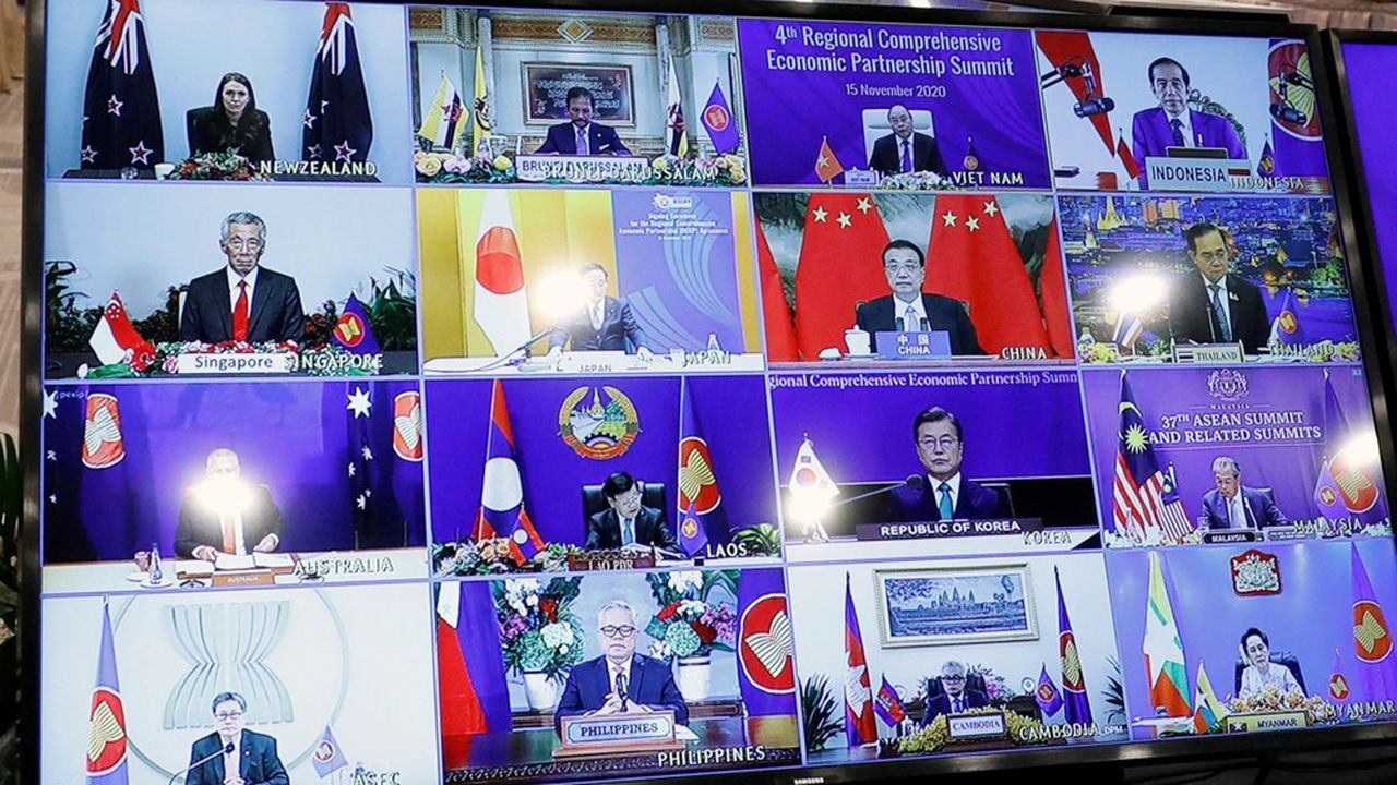 L'annonce de la signature de l'accord RCEP a été faite le 15 novembre lors du sommet virtuel des pays de l'Asean, présidé par le Vietnam.