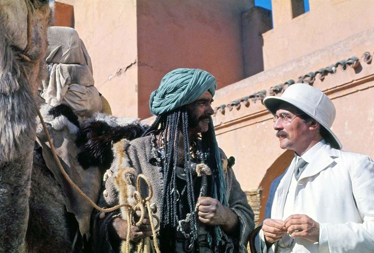 Sean Connery et Christopher Plummer dans « L'homme qui voulut être roi » (1975) de John Huston. 