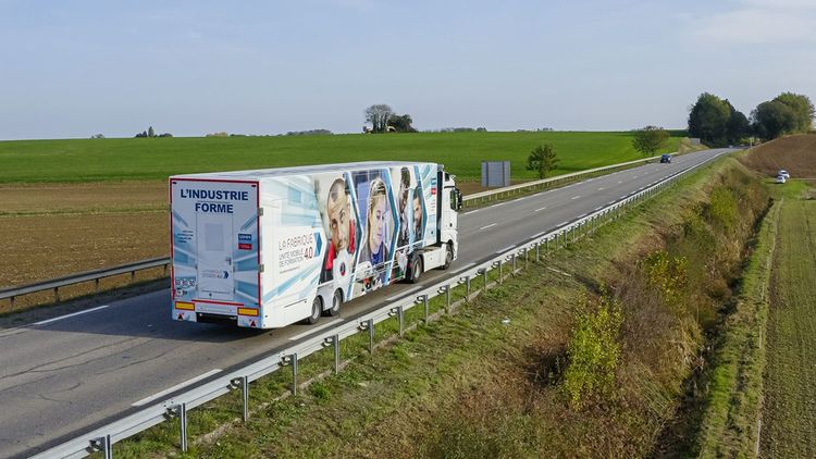 Dès 2021, le camion sillonnera les routes de la région aux dix Territoires d'industrie, de l'Yonne au Jura et de la Haute-Saône à la Saône-et-Loire.