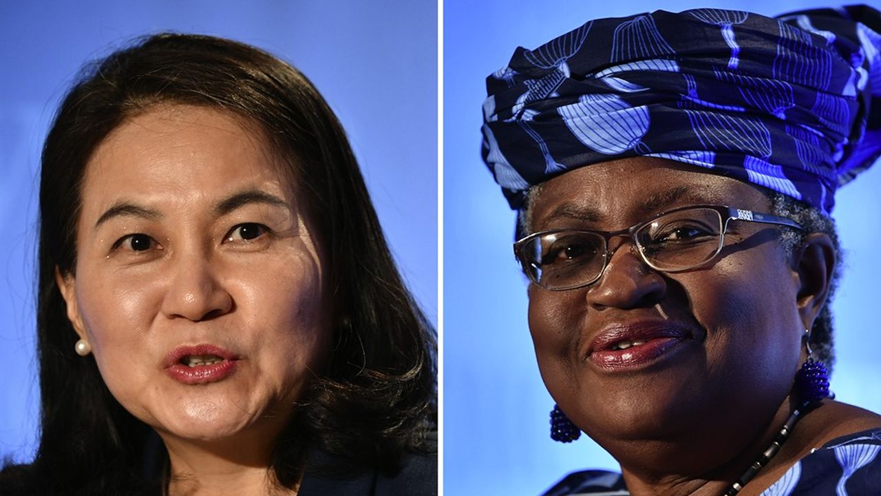 A l'OMC, le choix entre les deux dernières candidates au poste de directrice générale, la Sud-Coréenne Yoo Myung-hee et la Nigériane Ngozi Okonjo-Iweala n'a pas encore été arrêté.