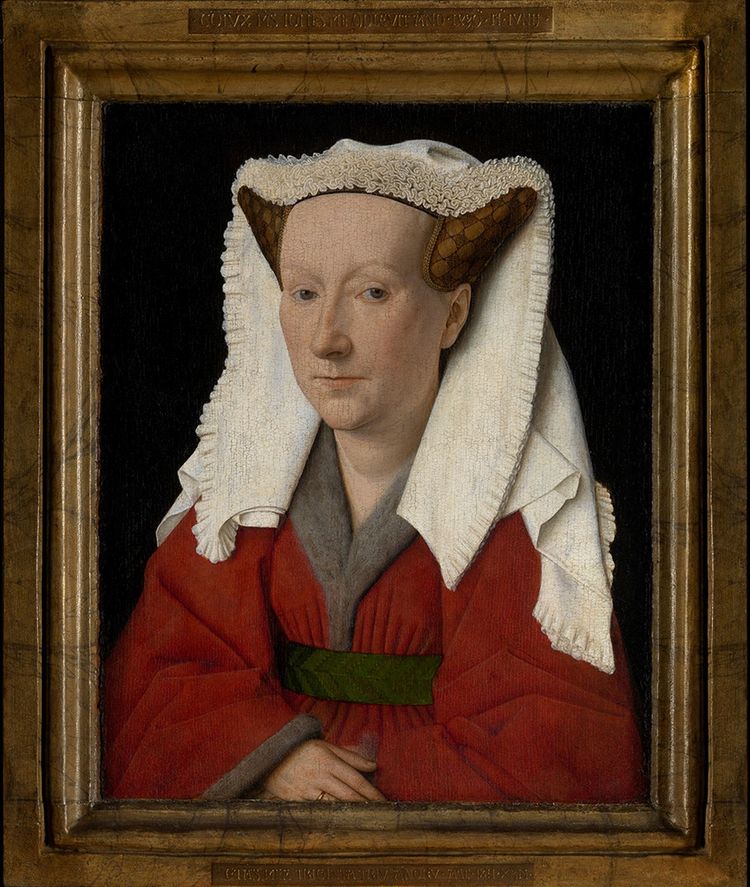 Jan van Eyck, « Portrait de Margareta van Eyck » (1439).