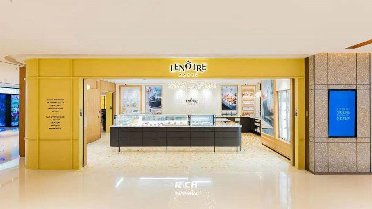 La première boutique Lenôtre en Chine, à Shanghai, ouverte en décembre dernier