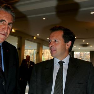 Ernest-Antoine Seillière, président du conseil de surveillance, et Jean-Bernard Lafonta, président du directoire de Wendel Investissement.