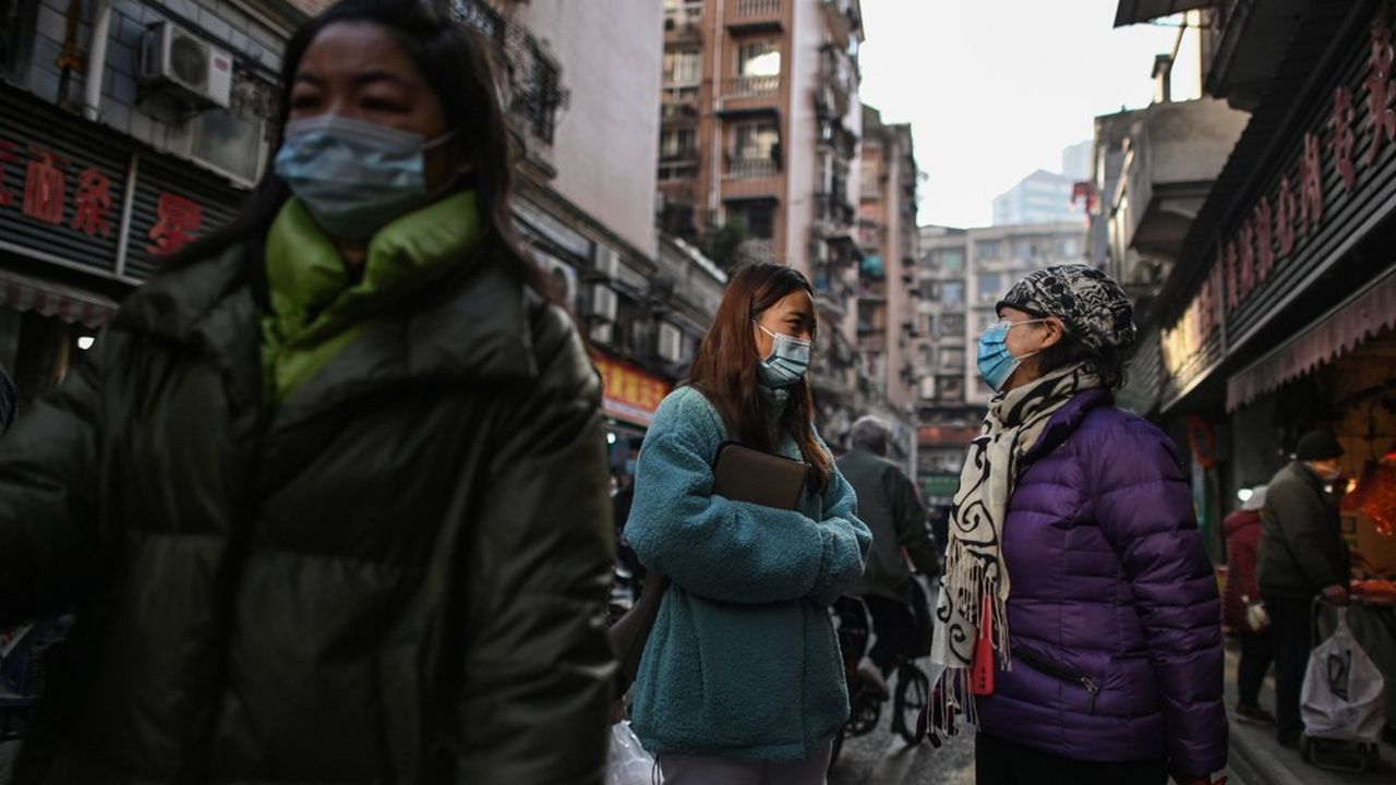 A Wuhan, le 19 janvier, on pouvait constater que les masques sont revenus sur tous les visages.