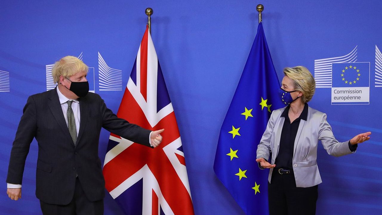 9 décembre 2020, Boris Johnson et Ursula von der Leyen se retrouvent à Bruxelles pour la dernière ligne droite des négociations.