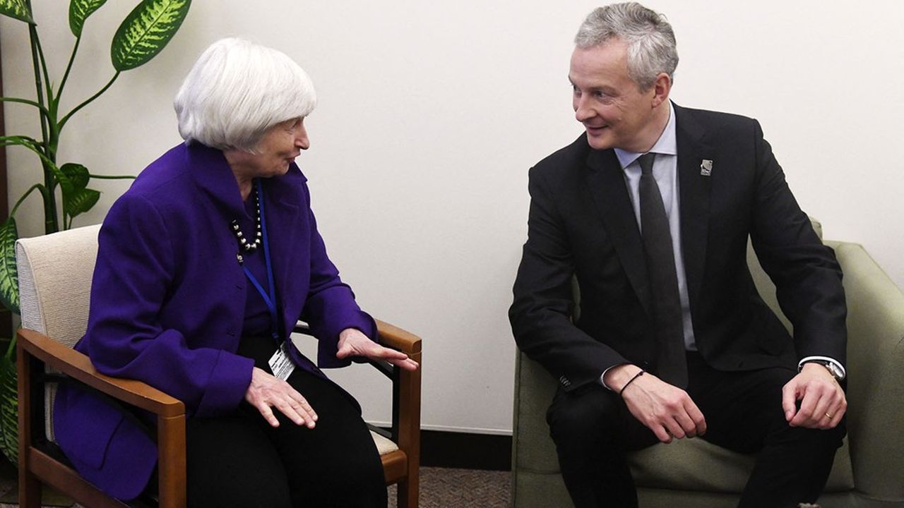 Bruno Le Maire a déjà eu l'occasion de s'entretenir avec Janet Yellen lorsqu'elle était président de la Réserve fédérale.