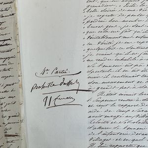 Le manuscrit original de la bataille d'Austerlitz annoté par Napoléon Ier, une pièce exceptionnelle valorisée 1 million d'euros.