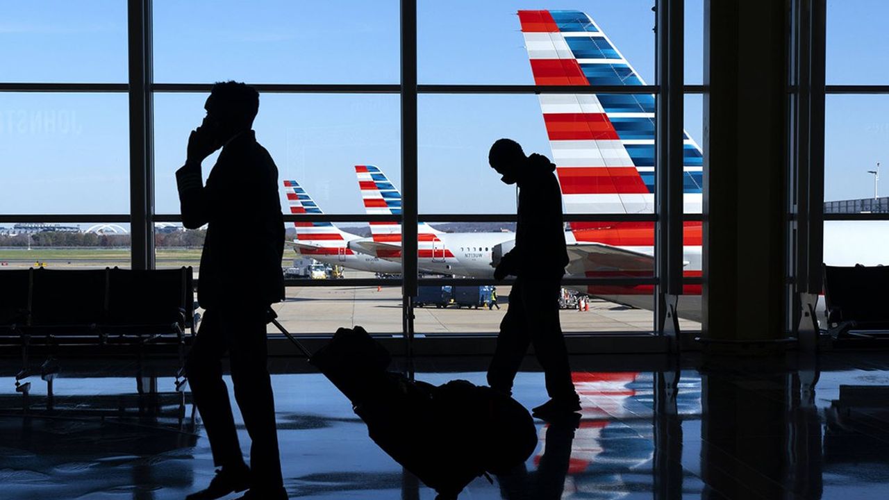 Le trafic aérien aux Etats-Unis reste inférieur de 44 % au niveau d'avant la crise.