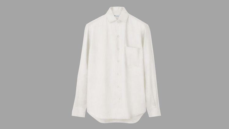 Chemise blanche André en lin, Loro Piana, 450 euros