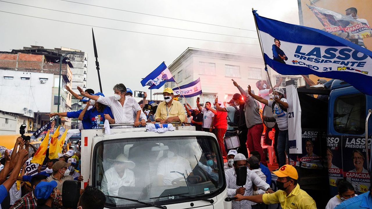 Guillermo Lasso est candidat pour la troisième fois à l'élection présidentielle en Equateur.