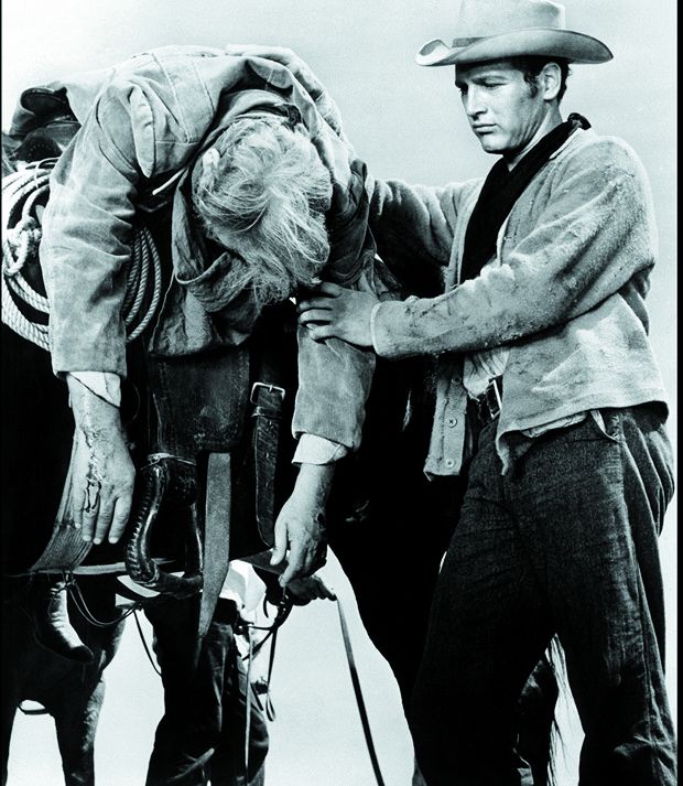 « Le Gaucher » (1958), d'Arthur Penn, avec Paul Newman. Un film où un écrivain voit sa création lui échapper... pour donner naissance à la la légende de Billy the Kid.