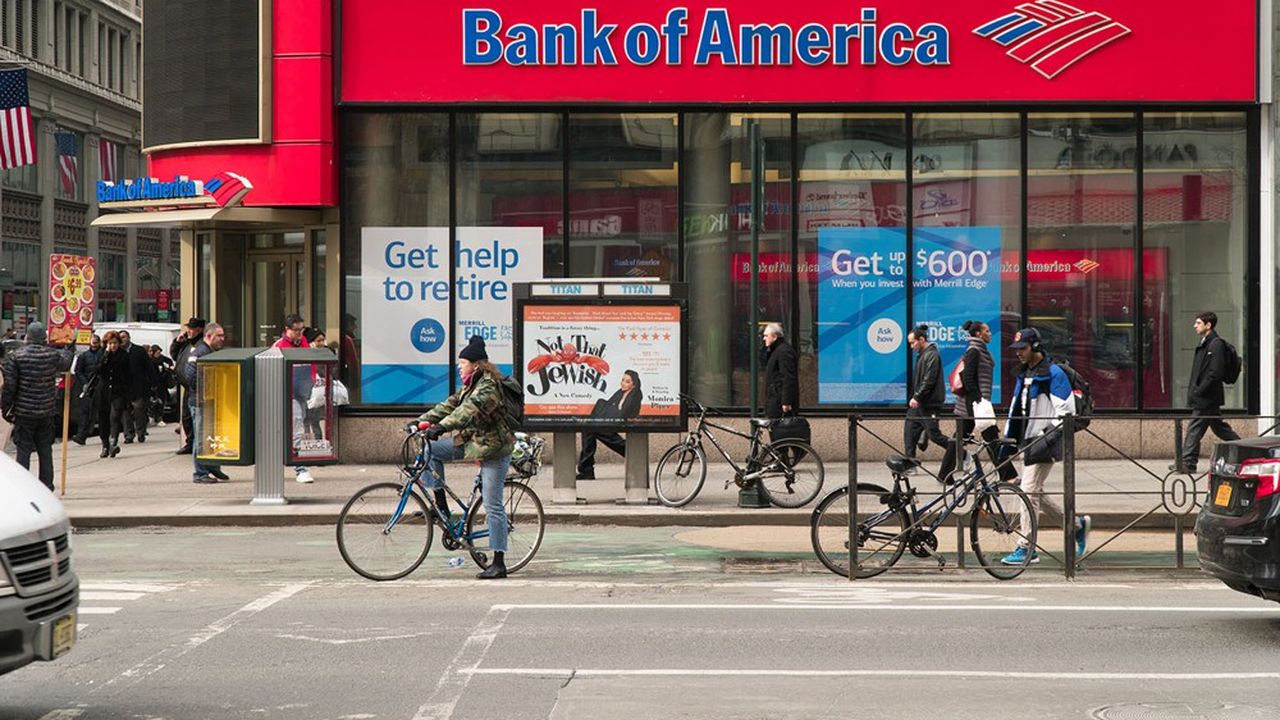 Sur l'année 2020, les encours de crédits de Bank of America ont chuté de 5,7 %.