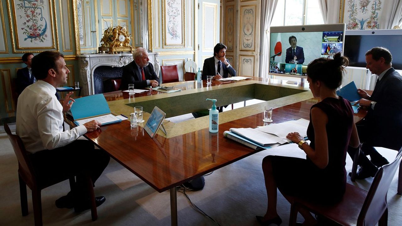 Emmanuel Macron a défendu à la visioconférence du G7 le don de 3 % à 5 % des doses de vaccins nationales pour l'Afique.