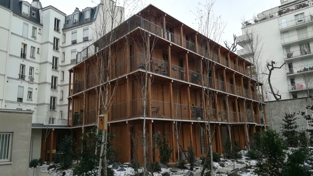 L'immeuble de logements en bois bas carbone de Gecina dans le 12e arrondissement de Paris.