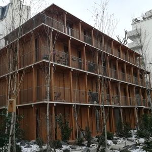 L'immeuble de logements en bois bas carbone de Gecina dans le 12e arrondissement de Paris.