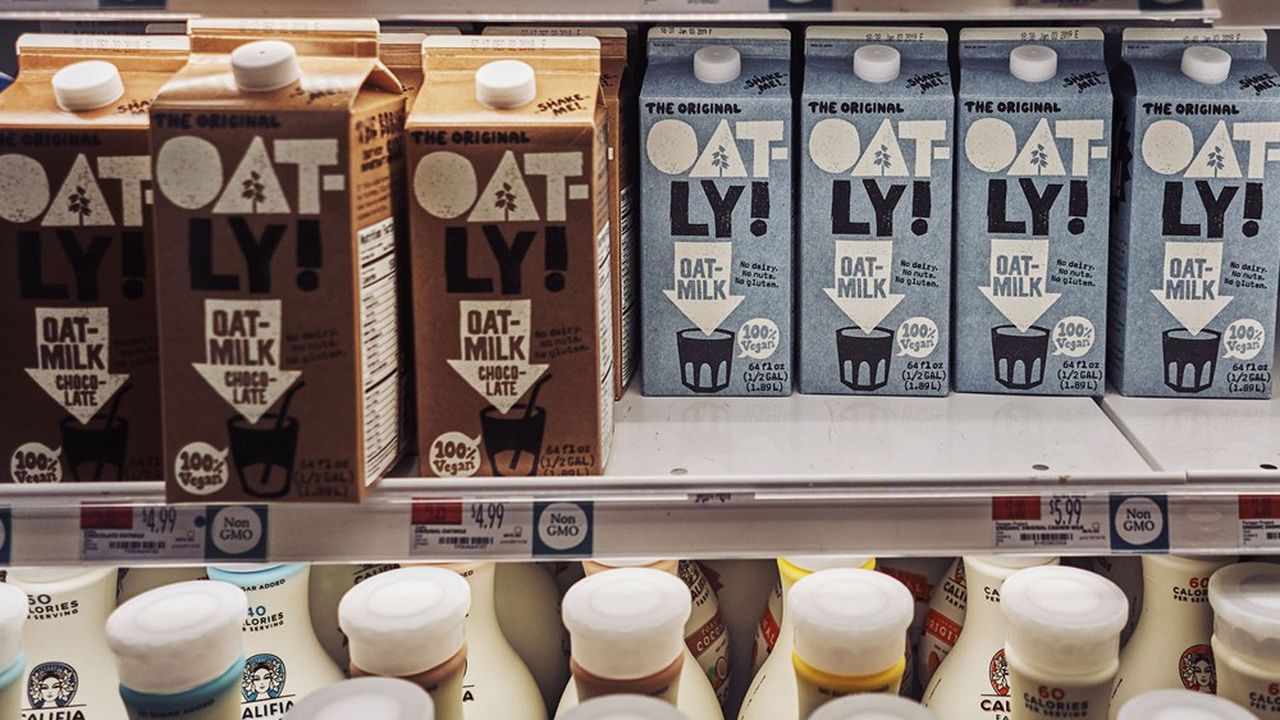 Le « lait » d'avoine, initialement vendu comme ingrédient pour les cafés, pourrait dépasser les laits de soja et d'amande, selon The Good Food Institute.