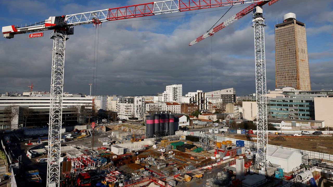 Si le projet est mené à son terme, pas moins de 1,5 million de mètres cubes de terre provenant des travaux du Grand Paris Express, ici ceux de la station Saint-Denis-Pleyel, devraient s'entasser à Saint-Hilaire.