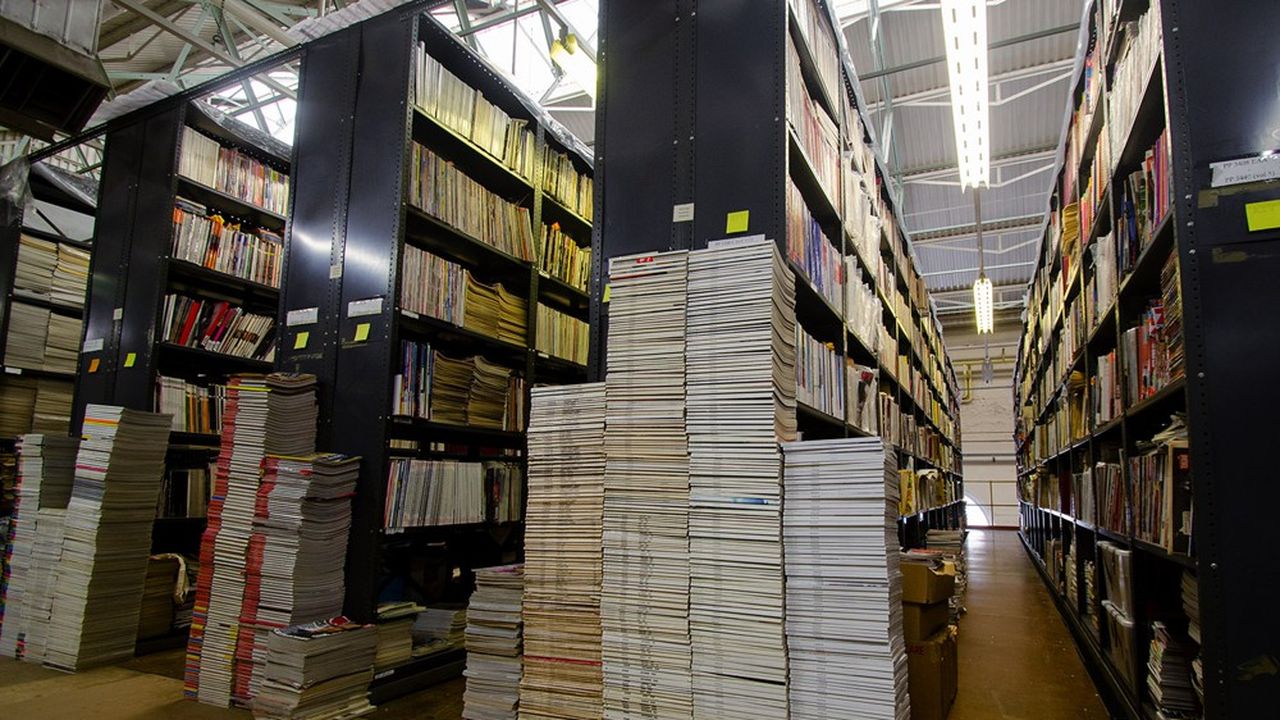 Les 160.000 revues rassemblées par James Hyman sont stockées dans un entrepôt de 900 mètres carrés au sud-est de Londres.