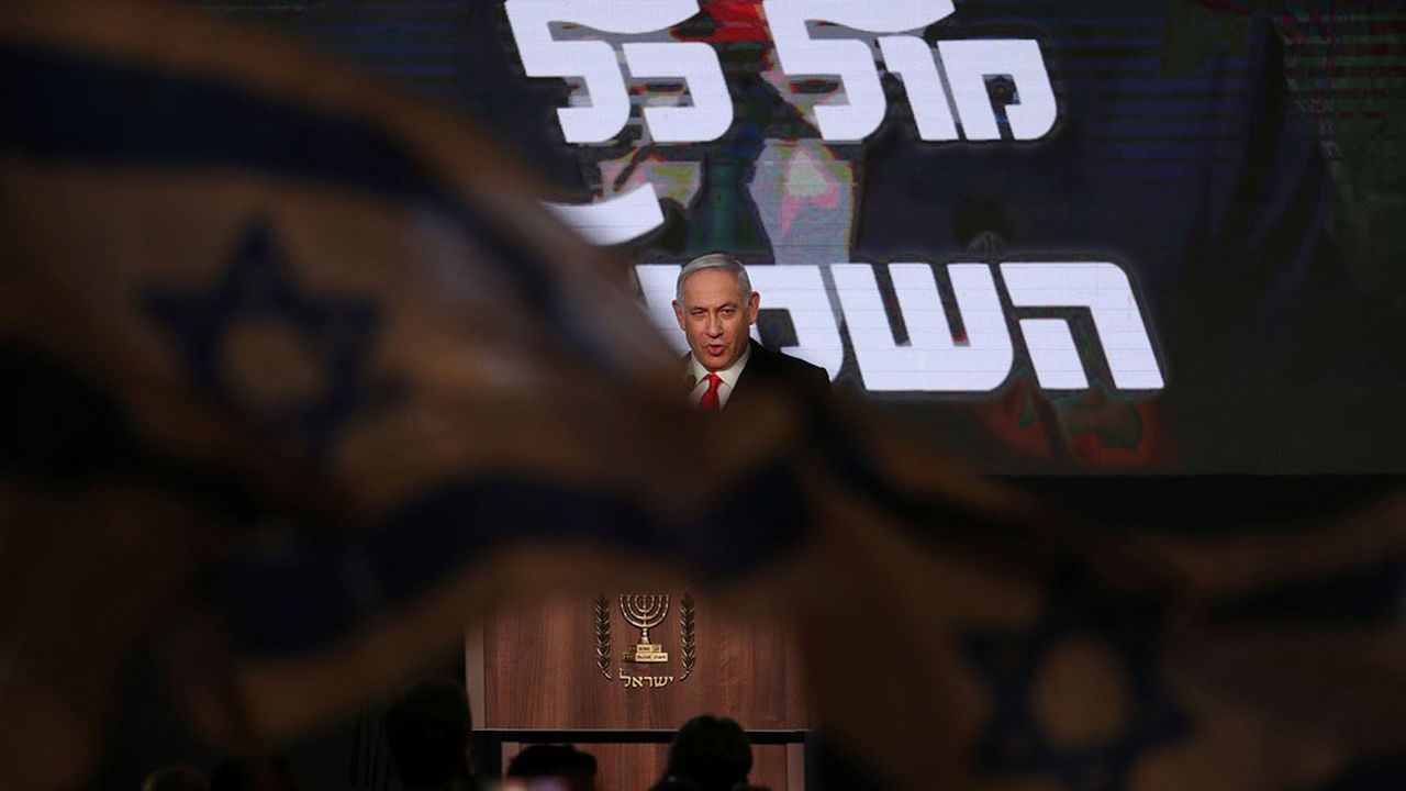 « Cette élection est une énorme victoire pour la droite et le Likoud sous ma direction », a déjà proclamé Benyamin Netanyahu.