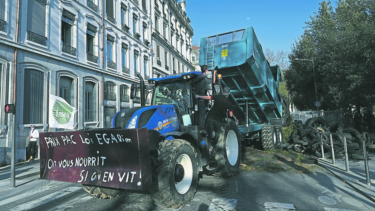 Les agriculteurs refusent le projet de baisse des aides à la production en France.