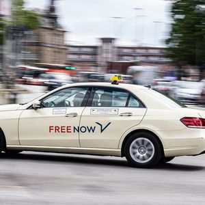 En Allemagne, Freenow a passé des accords avec des sociétés de taxis, comme ici à Hambourg.