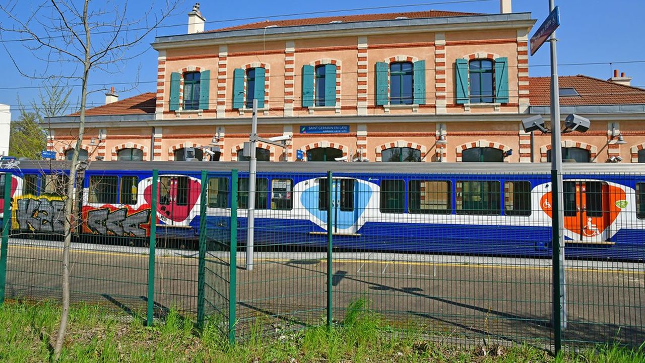 34.000 usagers empruntent chaque jour la gare du RER A à Saint-Germain en Laye.