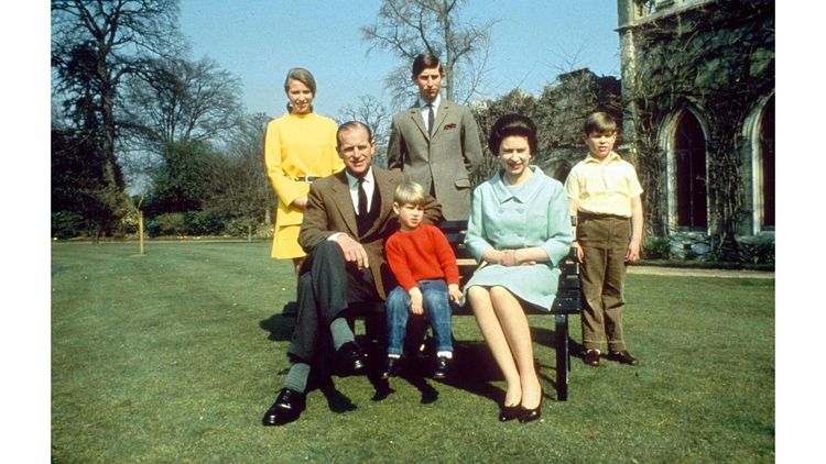 1968 : photo de famille au château de Balmoral
