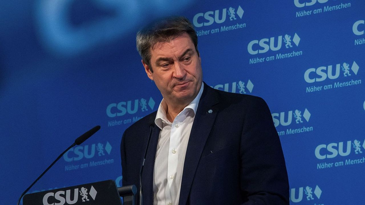 « Si la CDU y est prête et veut me soutenir, alors je me tiens à sa disposition », a déclaré Makus Söder, dimanche.